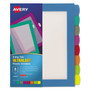 Avery Big Tab Ultralast Plastic Dividers, 8-Tab, 11 x 8.5, Assorted, 1 Set View Product Image