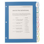 Avery Big Tab Ultralast Plastic Dividers, 8-Tab, 11 x 8.5, Assorted, 1 Set View Product Image