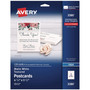 Avery Printable Postcards, Inkjet, 65 lb, 4.25 x 5.5, Textured Matte White, 120 Cards, 4 Cards/Sheet, 30 Sheets/Box View Product Image