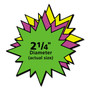 Avery High-Visibility ID Labels, Laser Printers, 2.25" dia, Assorted, 12/Sheet, 15 Sheets/Pack View Product Image