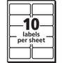 Avery Shipping Labels w/ TrueBlock Technology, Inkjet Printers, 2 x 4, White, 10/Sheet, 50 Sheets/Box View Product Image