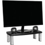 3M Adjustable Monitor Riser Stand - Up to 17" Screen Support - 40 lb Load Capacity - 6" Height x 18.50" Width x 10" Depth Product Image 
