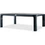 3M Adjustable Monitor Stand, 16" x 12" x 1.75" to 5.5", Black, Supports 20 lbs View Product Image