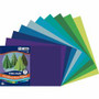 Tru-Ray Construction Paper - Project, Bulletin Board - 18" Width x 12" Length - Cool Assorted - Paper Product Image 