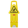 Rubbermaid Commercial Stable Multi-Lingual Safety Sign, 13 x 13.25 x 26, Yellow View Product Image