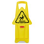 Rubbermaid Commercial Stable Multi-Lingual Safety Sign, 13 x 13.25 x 26, Yellow View Product Image