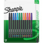Sharpie Pen - Fine Point - Fine Pen Point - Black, Blue, Turquoise, Green, Clover, Orange, Hot Pink, Red, Purple, Coral Ink - Black Barrel Product Image 