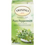 TWININGS Tea Bags, Pure Peppermint, 1.76 oz, 25/Box View Product Image