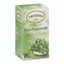 TWININGS Tea Bags, Pure Peppermint, 1.76 oz, 25/Box View Product Image