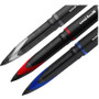 uniball AIR Porous Gel Pen, Stick, Medium 0.7 mm, Assorted Ink Colors, Black Barrel, 3/Pack (UBC1927595) View Product Image