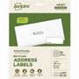 Avery Eco-Friendly Address Labels for Laser and Inkjet Printers, 1" x 2?" - 1" Width x 2 5/8" Length - Permanent Adhesive - Rectangle - Inkjet, Laser - Matte White Product Image 