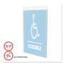 deflecto Classic Image Single-Sided Wall Sign Holder, Plastic, 11 x 17 Insert, Clear View Product Image