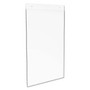 deflecto Classic Image Single-Sided Wall Sign Holder, Plastic, 11 x 17 Insert, Clear View Product Image