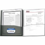 C-Line Letter Portfolio - 8 1/2" x 11" - 8 Internal, Front Pocket(s) - Smoke, Clear - Heavy Duty, Archival-safe Product Image 