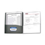 C-Line Eight-Pocket Portfolio, Polypropylene, 8.5 x 11, Smoke/Smoke View Product Image