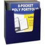 C-Line Eight-Pocket Portfolio, Polypropylene, 8.5 x 11, Smoke/Smoke View Product Image