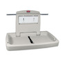 Rubbermaid Commercial Sturdy Station 2 Baby Changing Table, 33.5 x 21.5, Platinum View Product Image