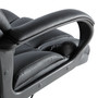 Alera Fraze Series Executive High-Back Swivel/Tilt Bonded Leather Chair, Supports 275 lb, 17.71" to 21.65" Seat Height, Black View Product Image