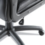 Alera Fraze Series Executive High-Back Swivel/Tilt Bonded Leather Chair, Supports 275 lb, 17.71" to 21.65" Seat Height, Black View Product Image