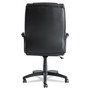 Alera Fraze Series Executive High-Back Swivel/Tilt Bonded Leather Chair, Supports 275 lb, 17.71" to 21.65" Seat Height, Black View Product Image