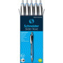 Schneider Slider Rave XB Ballpoint Pen - 1.4 mm Extra Broad Pen Point - Retractable - Black Ink - Black Rubberized, Light Blue Barrel - Stainless Steel Tip Product Image 