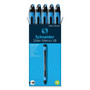 Schneider Slider Memo XB Ballpoint Pen, Stick, Extra-Bold 1.4 mm, Black Ink, Black/Light Blue Barrel, 10/Box View Product Image
