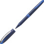 Schneider One Business Roller Ball Pen, Stick, Fine 0.6 mm, Blue Ink, Blue Barrel, 10/Box (RED183003) View Product Image