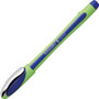 Schneider Xpress Fineliner Porous Point Pen, Stick, Medium 0.8 mm, Blue Ink, Blue/Green Barrel, 10/Box View Product Image