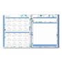 Blue Sky Lindley Monthly Planner, Lindley Floral Artwork, 10 x 8, White/Blue/Green Cover, 12-Month (Jan to Dec): 2024 View Product Image