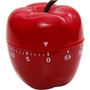 Baumgartens Apple Timer RED - 1 Hour - For Office, Classroom, Kitchen, Game Product Image 