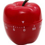 Baumgartens Apple Timer RED - 1 Hour - For Office, Classroom, Kitchen, Game Product Image 