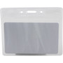 SICURIX Sicurix Vinyl Badge Holder, 4 x 3, Clear, 50/Pack View Product Image