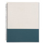 TRU RED Wirebound Hardcover Notebook, 1-Subject, Narrow Rule, Gray/Teal Cover, (80) 11 x 8.5 Sheets View Product Image