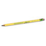 Dixon Ticonderoga Laddie Woodcase Pencil with Microban Protection, HB (#2), Black Lead, Yellow Barrel, Dozen View Product Image