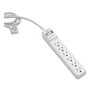 NXT Technologies Surge Protector, 6 AC Outlets, 8 ft Cord, 900 J, White View Product Image
