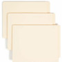 Smead Straight Tab Cut Letter Recycled Fastener Folder - 8 1/2" x 11" - 2 x 2B Fastener(s) - End Tab Location - 1 Divider(s) - 11 pt. Product Image 