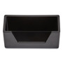 TRU RED Business Card Holder, Holds 80 Cards, 3.97 x 1.73 x 1.77, Plastic, Black View Product Image
