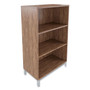 Union & Scale Essentials Laminate Bookcase, Three-Shelf, 28w x 15d x 45.6h, Espresso View Product Image