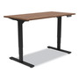 Union & Scale Essentials Electric Sit-Stand Desk, 55.1" x 27.5" x 25.9" to 51.5", Espresso/Black View Product Image