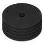 Coastwide Professional Stripping Floor Pads, 17" Diameter, Black, 5/Carton (CWZ655467) View Product Image