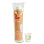 Perk Eco-ID Compostable Paper Hot Cups, 10 oz, White/Green, 50/Pack View Product Image