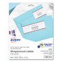 Avery Rectangle Labels, Inkjet/Laser Printers, 7.85 x 1.75, Textured White, 5/Sheet, 10 Sheets/Pack View Product Image