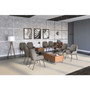 Union & Scale Essentials Laminate Bookcase, Five-Shelf, 36w x 15d x 31.6h, Espresso View Product Image