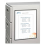 C-Line Magnetic Cubicle Keepers Display Holders, 9.2 x 11.69, Magnetic Mount, Clear, 2/Pack View Product Image