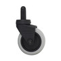 Rubbermaid Commercial Replacement Bayonet-Stem Swivel Casters, Grip Ring Stem, 3" Soft Rubber Wheel, Black (SGSFG7570L20000) View Product Image