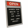 Cosco Custom Message Sign - Print/Message "Business Hour" - Lightweight, Molded - Message, Display Product Image 