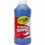 Crayola Premier Tempera Paint - 1 Color(s) - Blue - 16 oz Product Image 