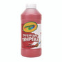 Crayola Premier Tempera Paint, Red, 16 oz Bottle View Product Image