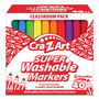 Cra-Z-Art Super Washable Markers, Broad Bullet Tip, Assorted Colors, 40/Set (CZA740106) View Product Image