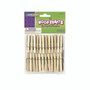 Creativity Street Wood Spring Clothespins, 3.38" Length, Natural, 50/Pack View Product Image